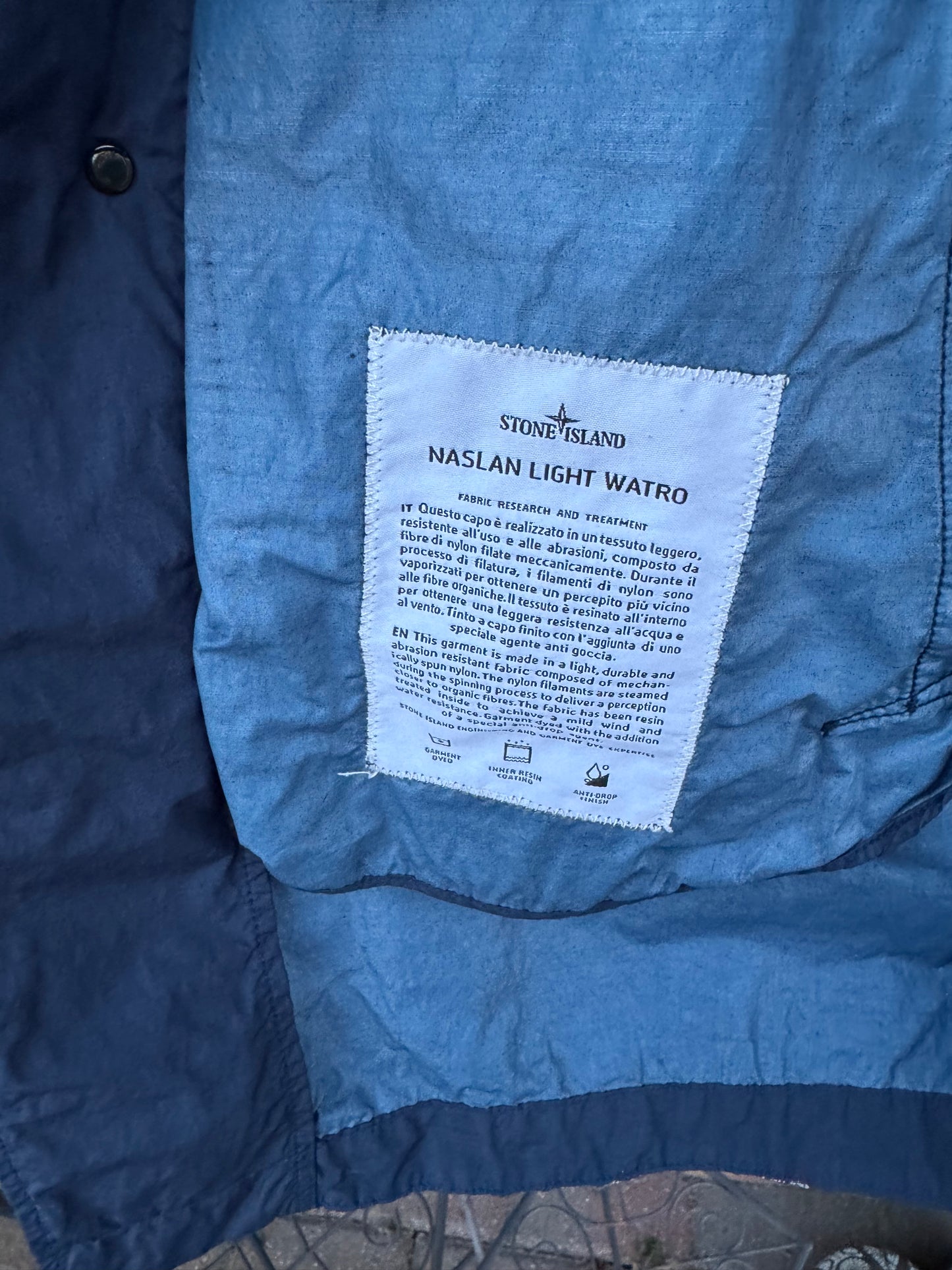 Stone Island Naslan Light Watro Jacke - XXL
