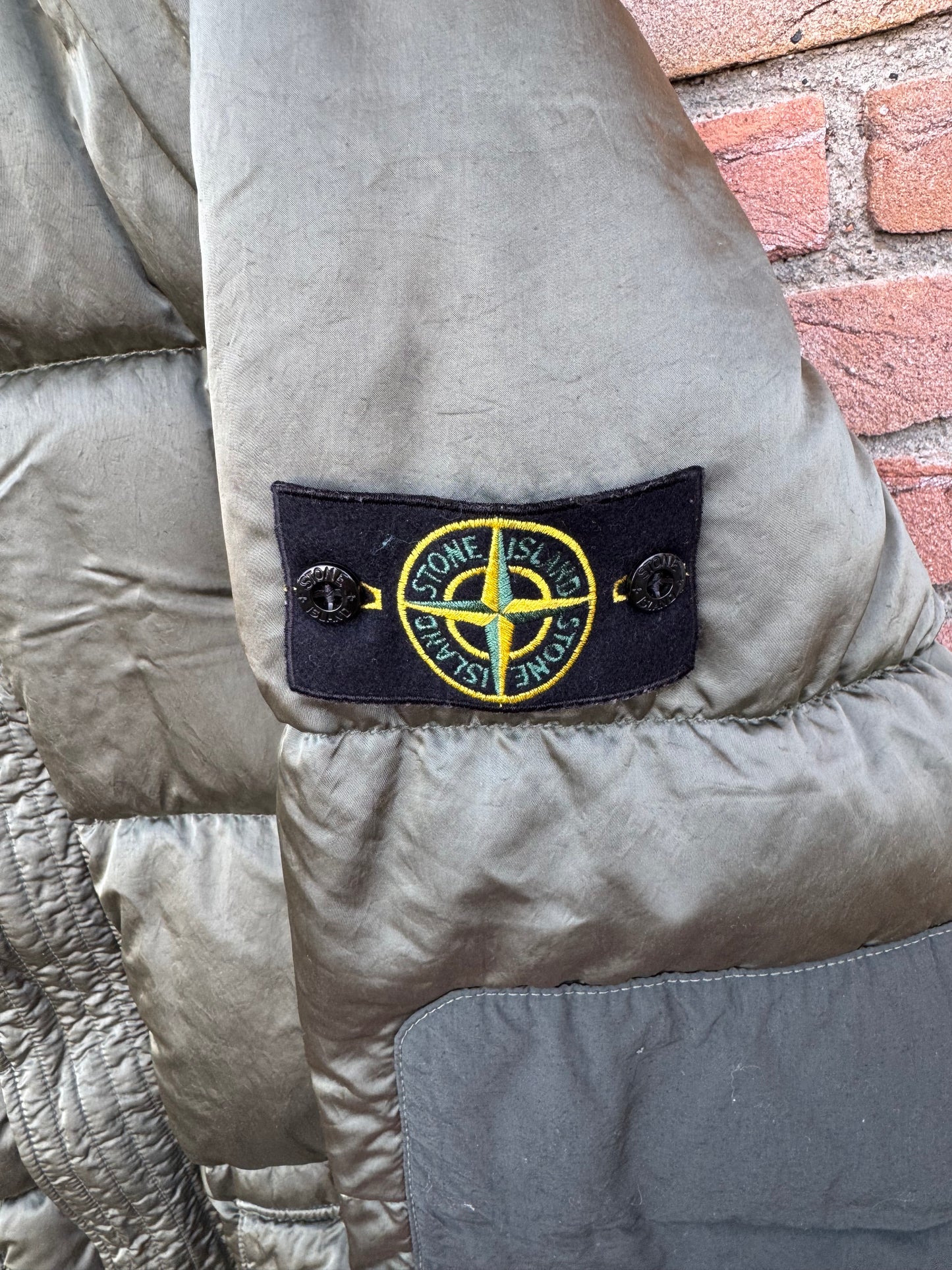 Stone Island Nylon Raso Daunenjacke - 3XL