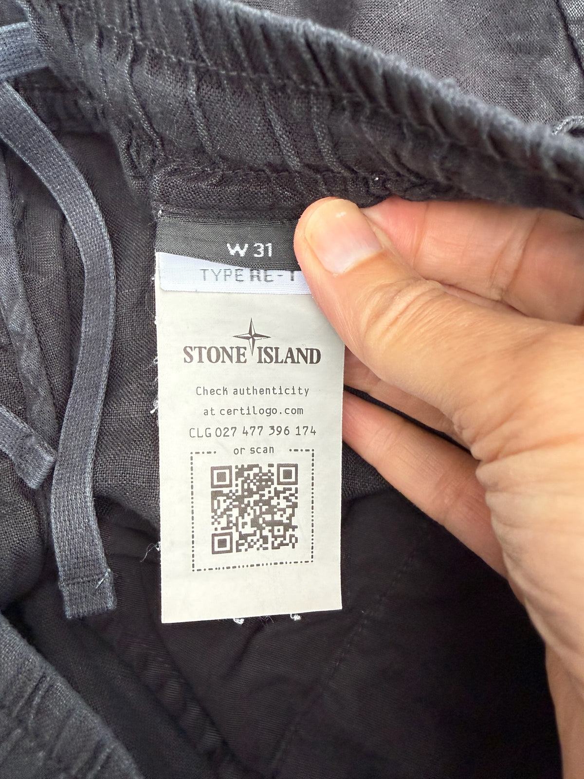 Stone Island Linen Trousers - W31