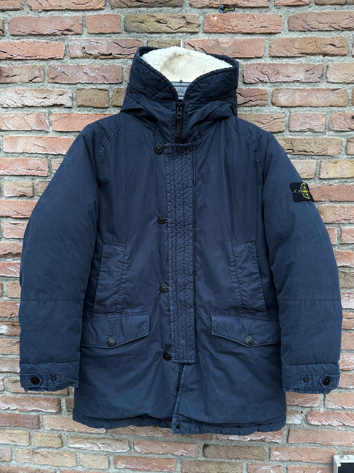 Stone Island 50 Fili Resinata Daunenjacke - L