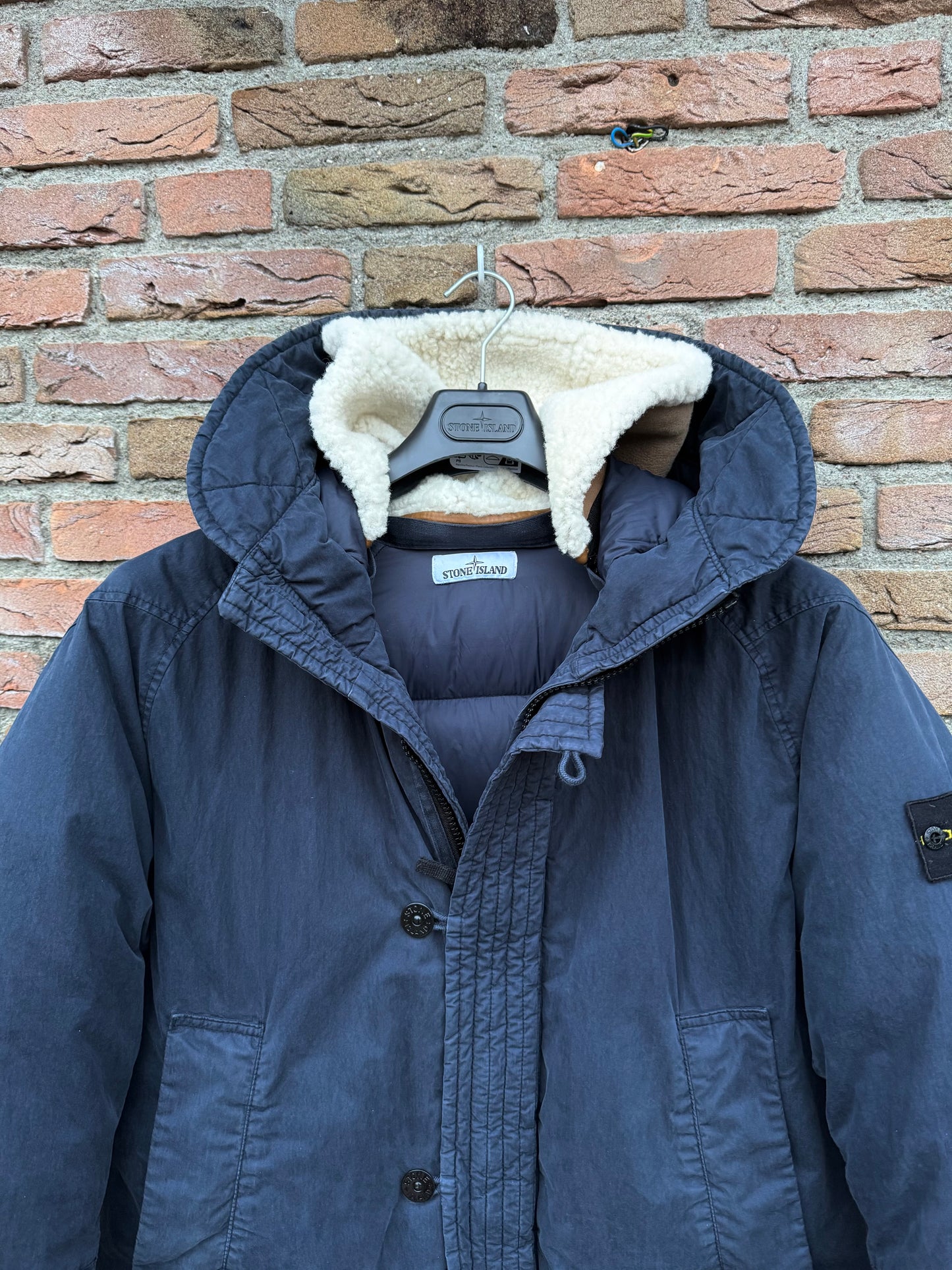 Stone Island 50 Fili Resinata Daunenjacke - L