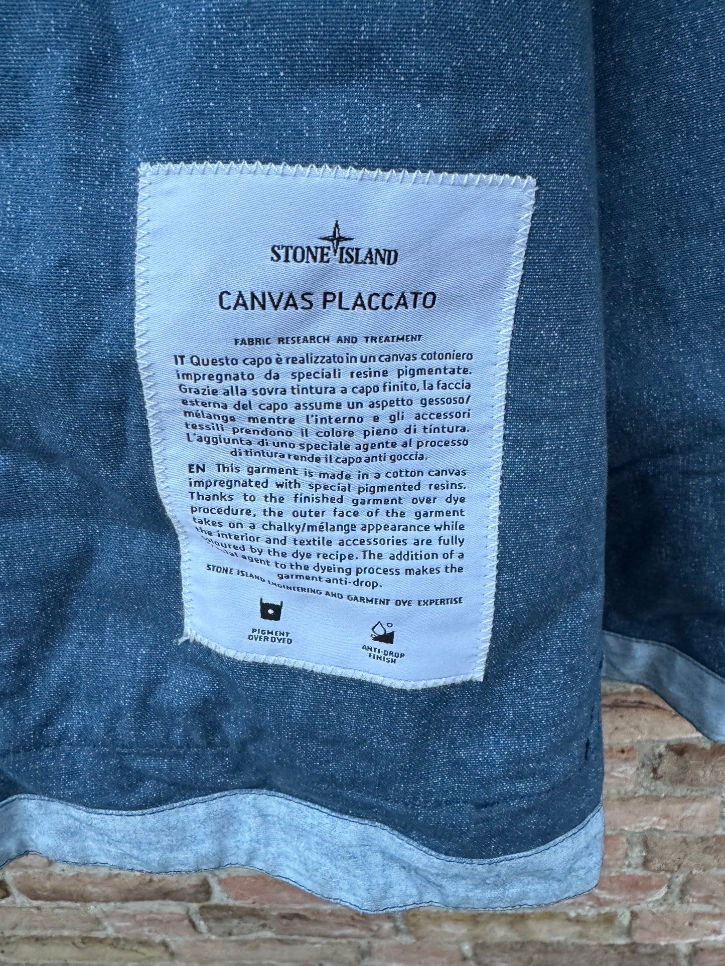 Stone Island Canvas Placcato Jacke - M
