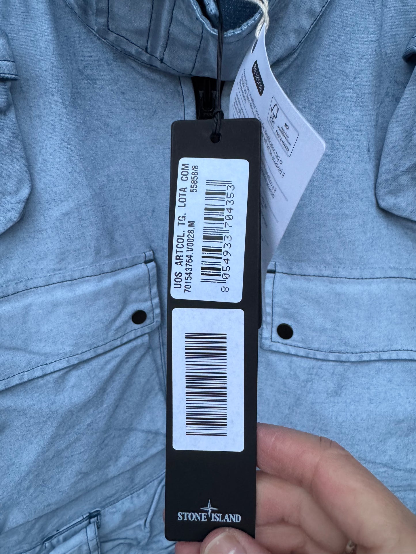 Stone Island Canvas Placcato Jacke - M