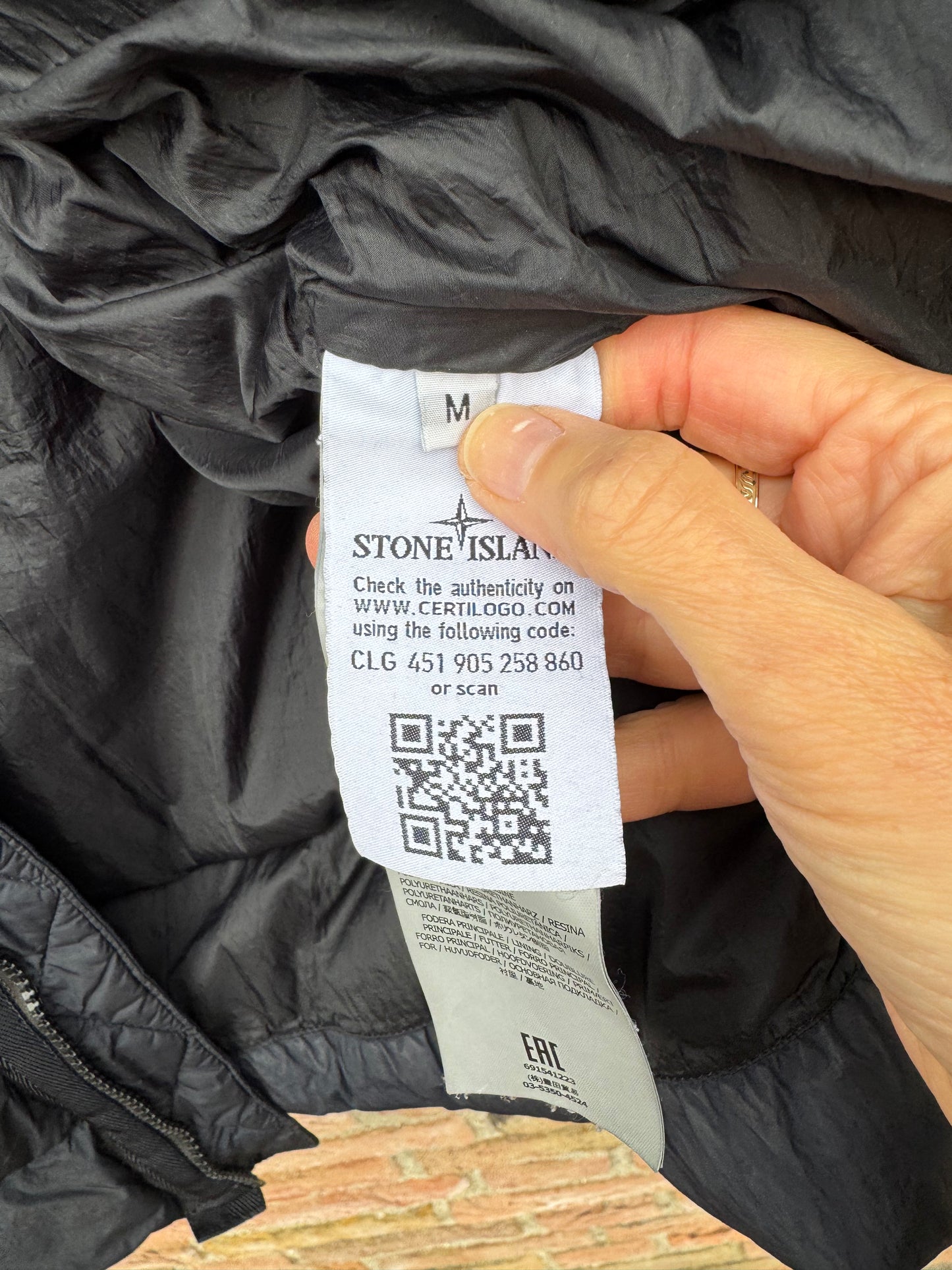 Stone Island Crinkle Reps Daunenjacke - M