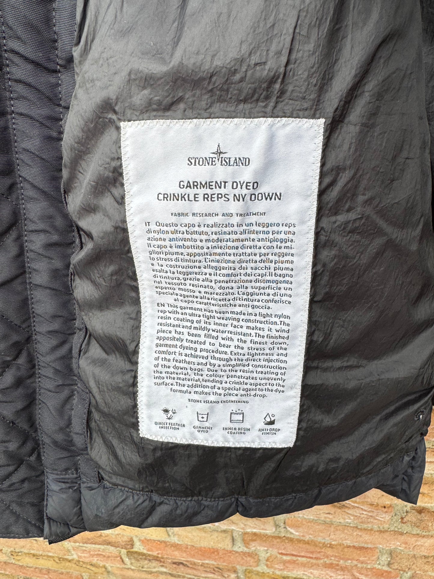 Stone Island Crinkle Reps Daunenjacke - M
