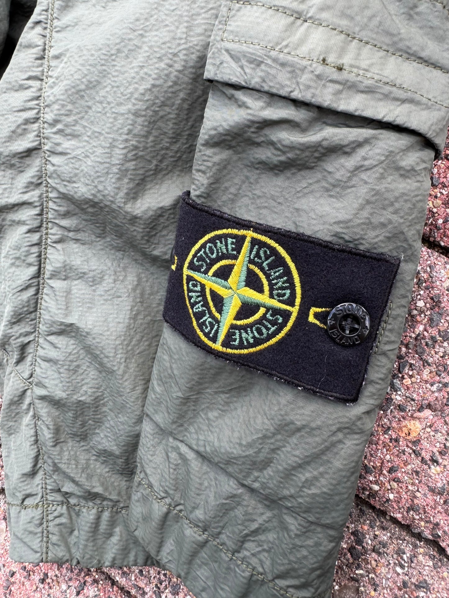 Stone Island Nylon Cargo Shorts - W29