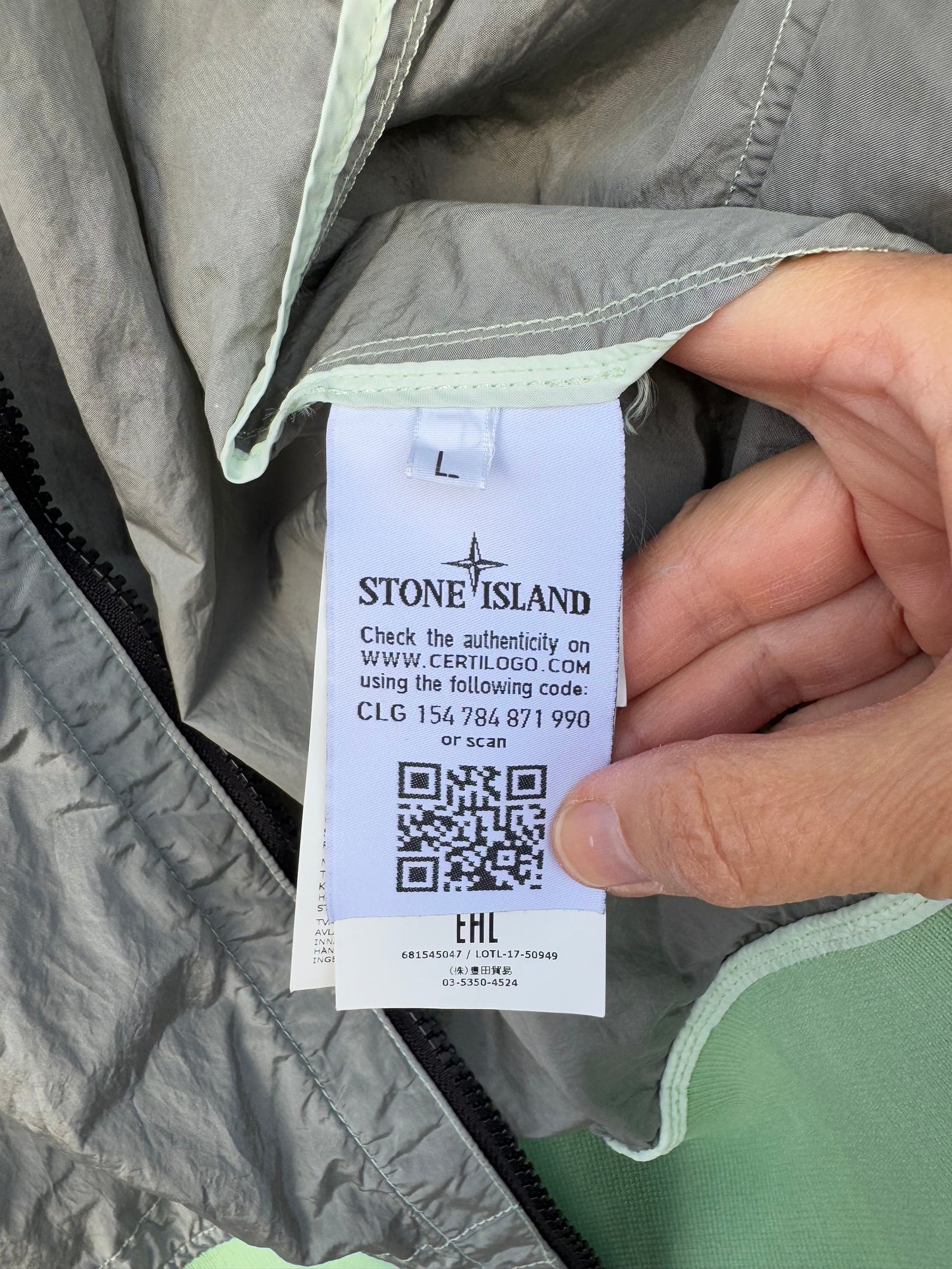 Stone Island Nylon Metal Watro Jacket - L