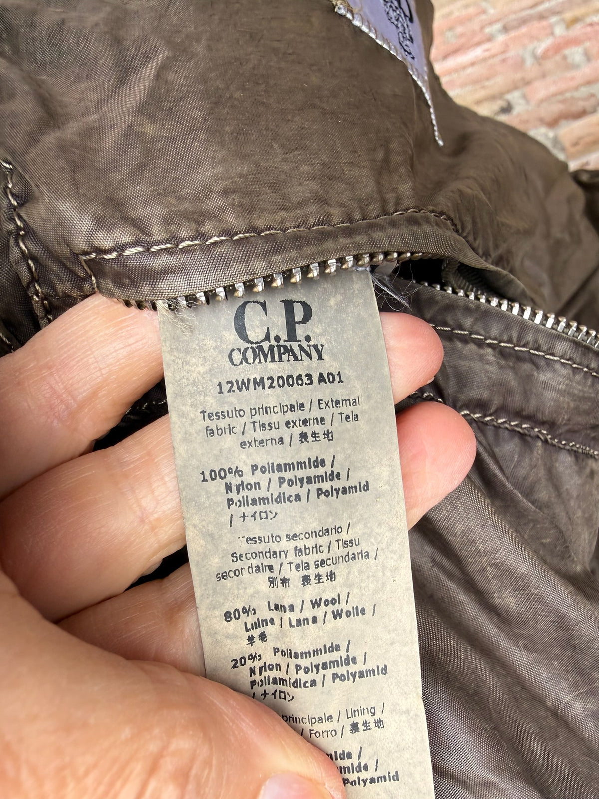 CP Company Frosted Goggle Down Jacket - M