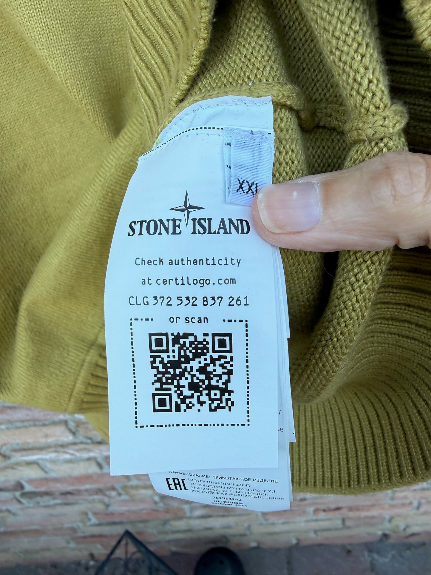 Stone Island Turtle Neck Knit Pullover - XXL