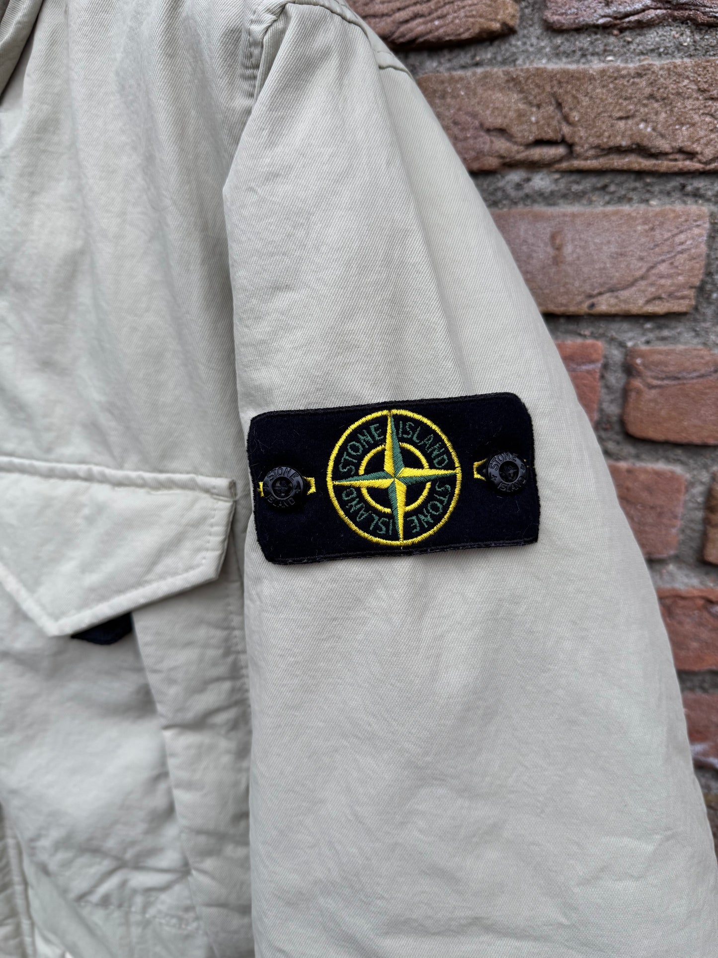 Stone Island Opaque Nylon Twill Daunenjacke - M