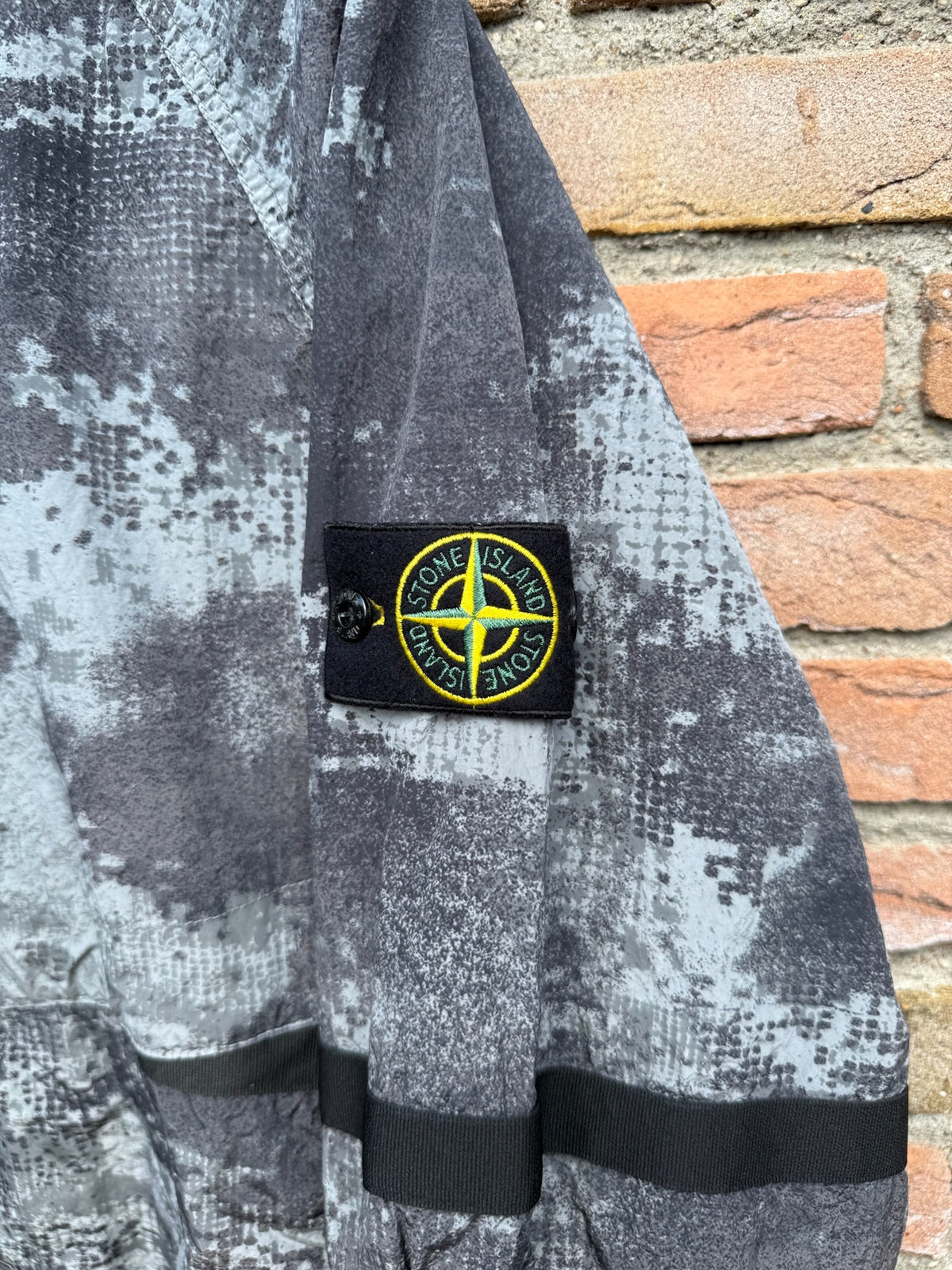 Stone Island Dissolving Grid Camo Nylon Jacket - XL