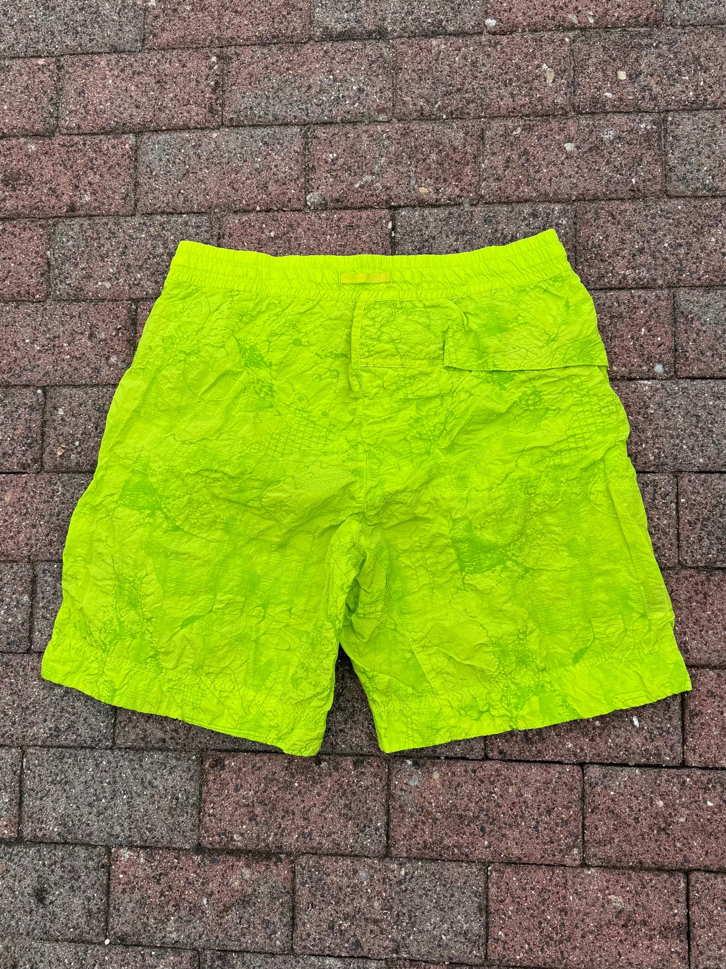 Stone Island Shadow Project Waffle Print Nylon Metal Shorts - M