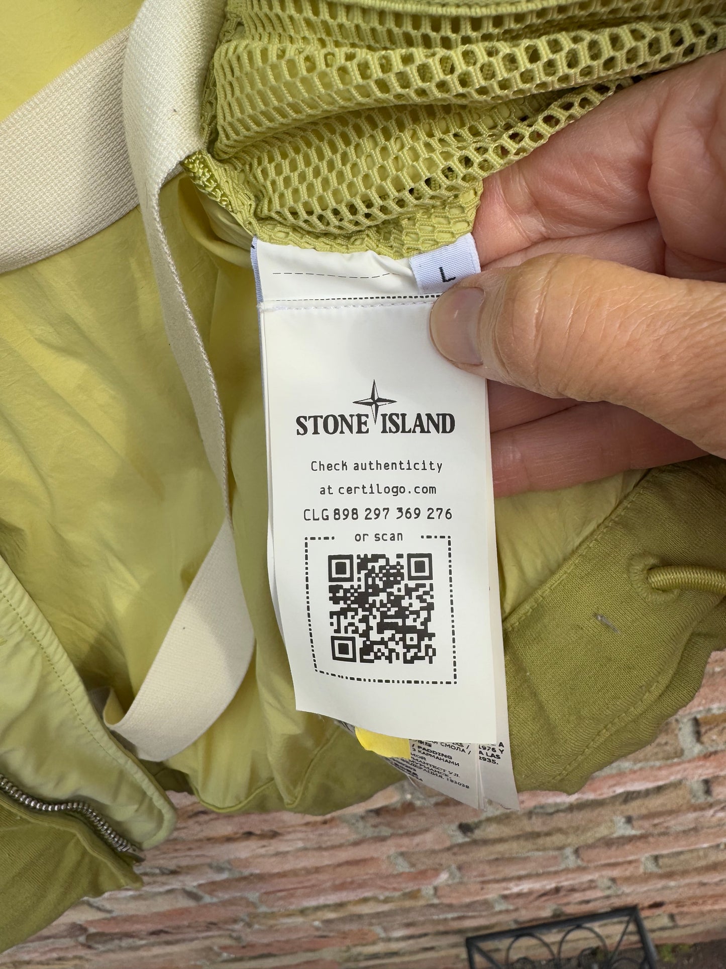 Stone Island Shadow Project High Density R-Nylon Jersey Down Gilet - L