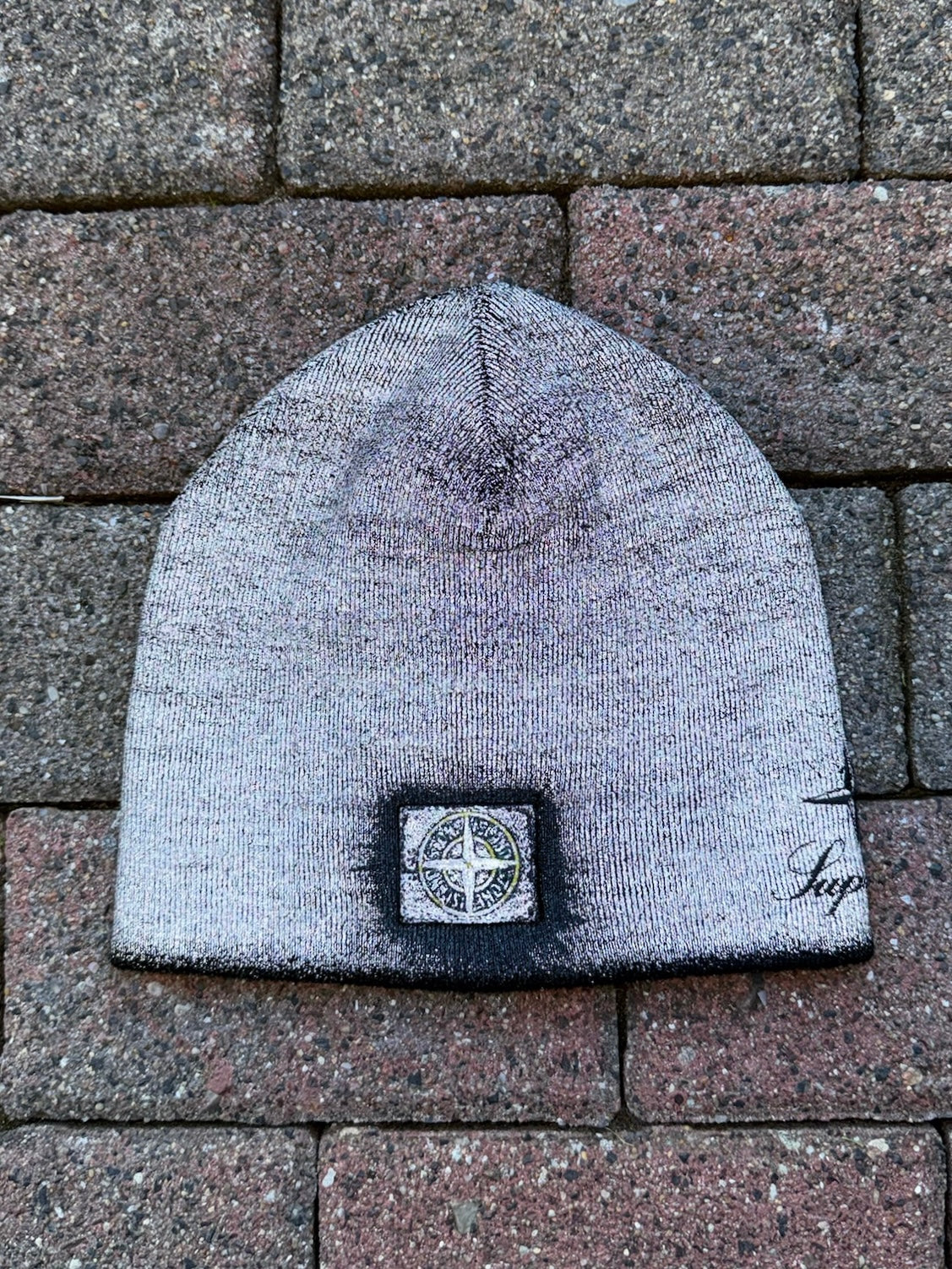 Stone Island x Supreme Reflective Beanie