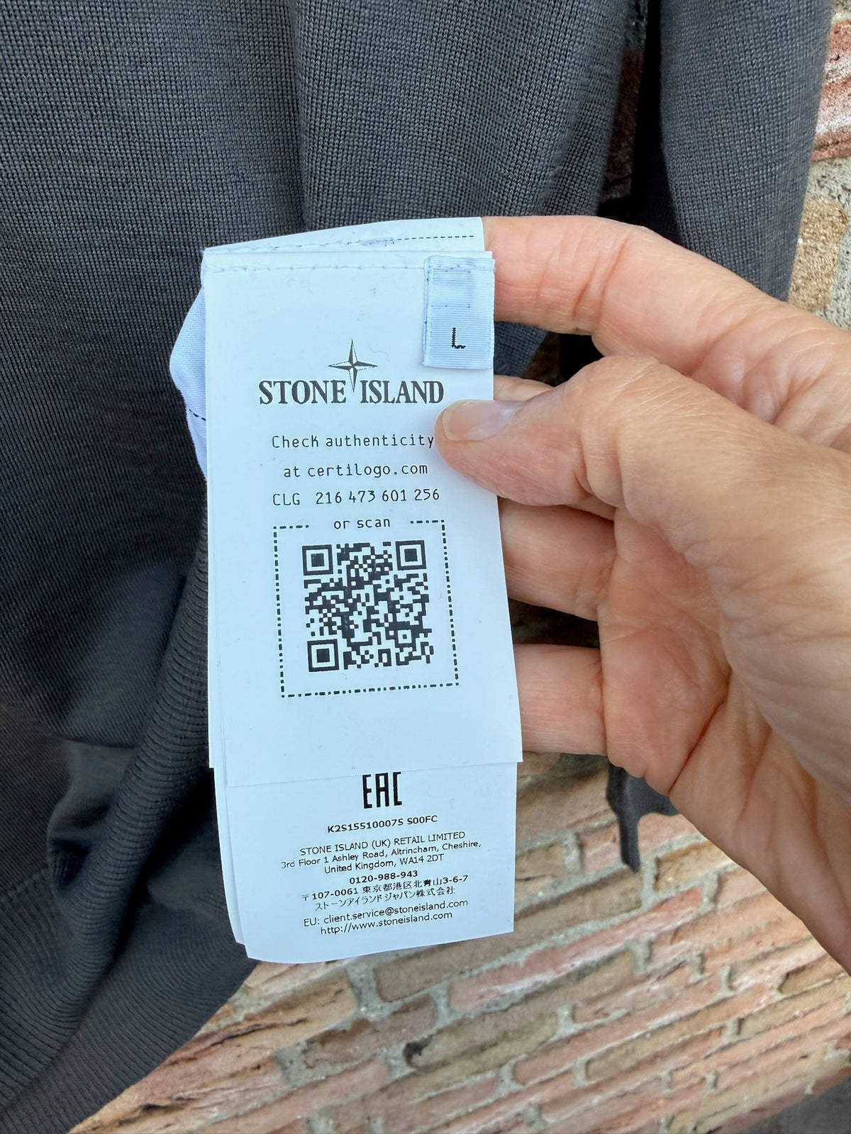 Stone Island Ghost Turtle Neck Pullover - L