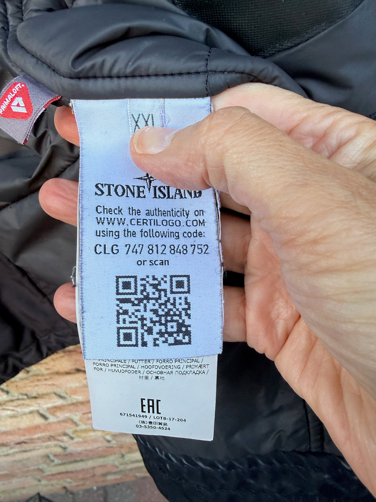 Stone Island David-TC Primaloft Jacket - XXL