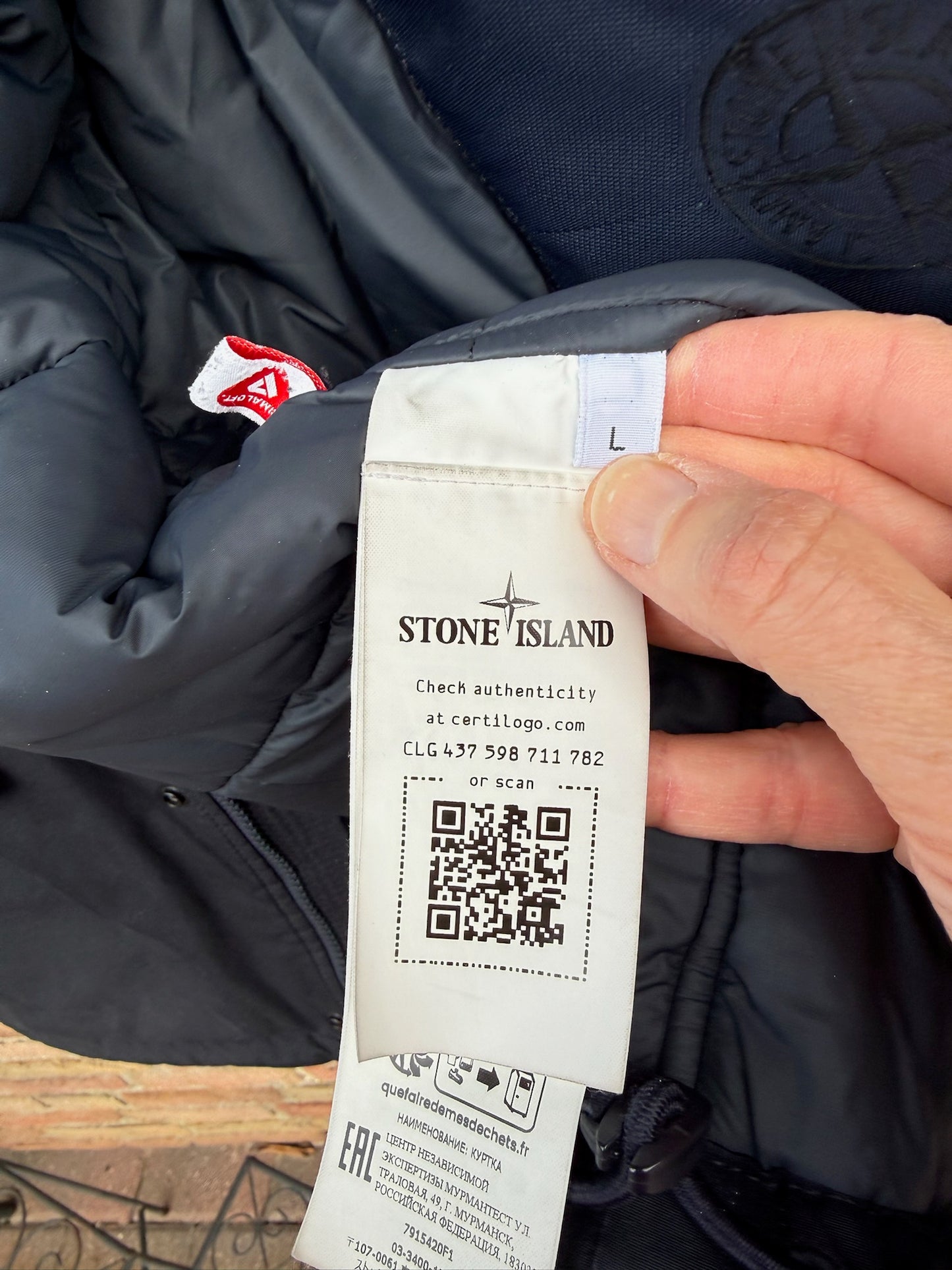 Stone Island O-Ventile Primaloft Ghost Jacket - L