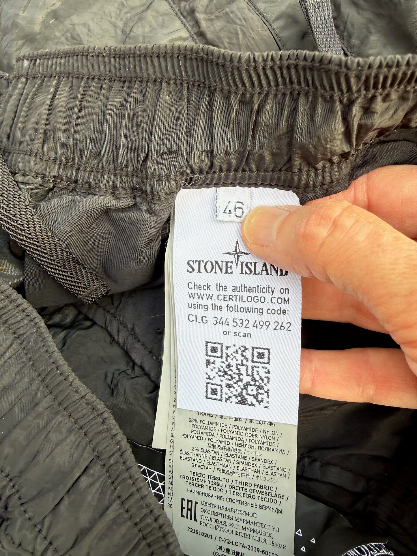 Stone Island Shadow Project Nylon Metal Shorts - S