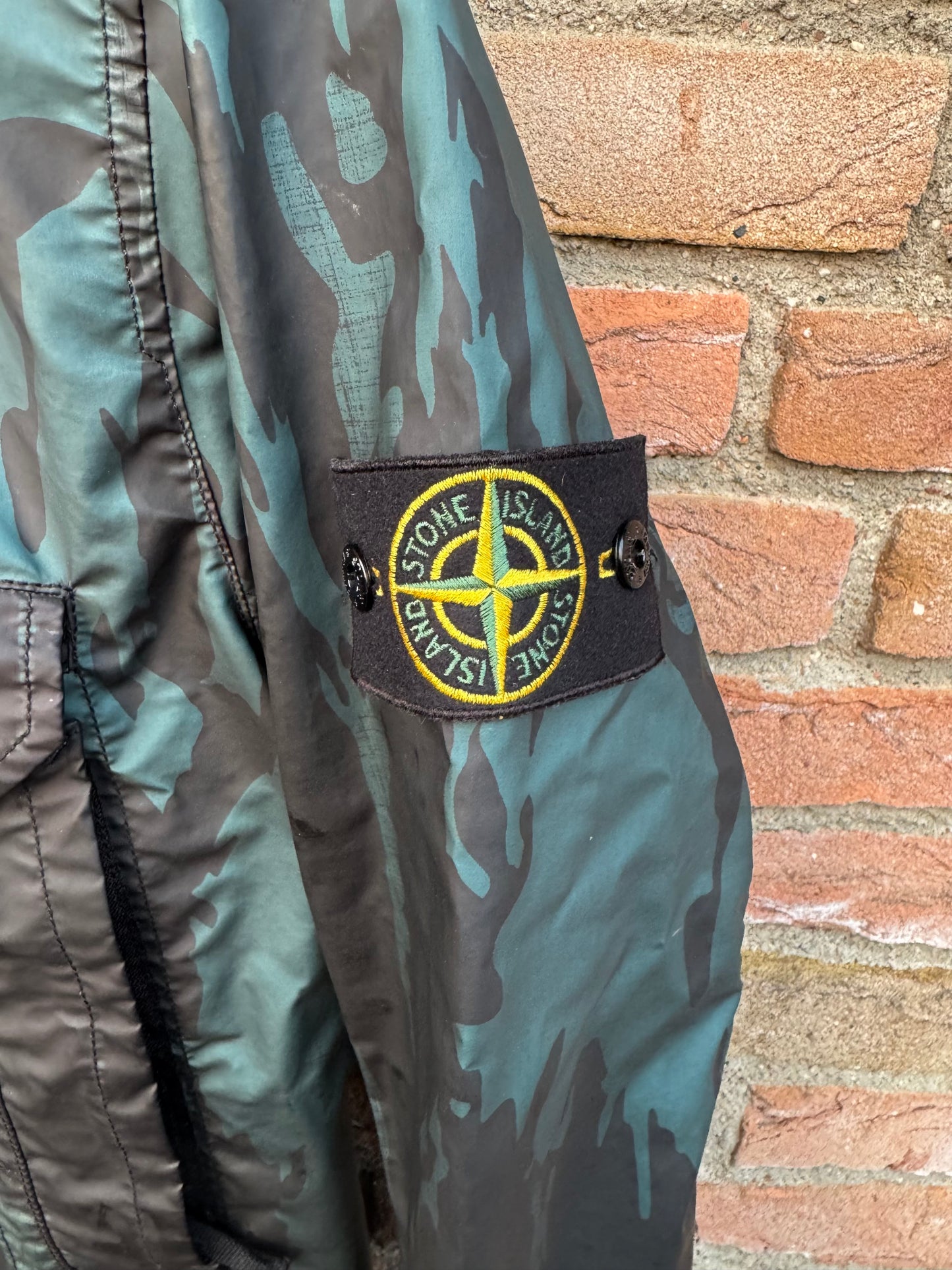 Stone Island Raso Gommato Reverse Colour Jacke - L