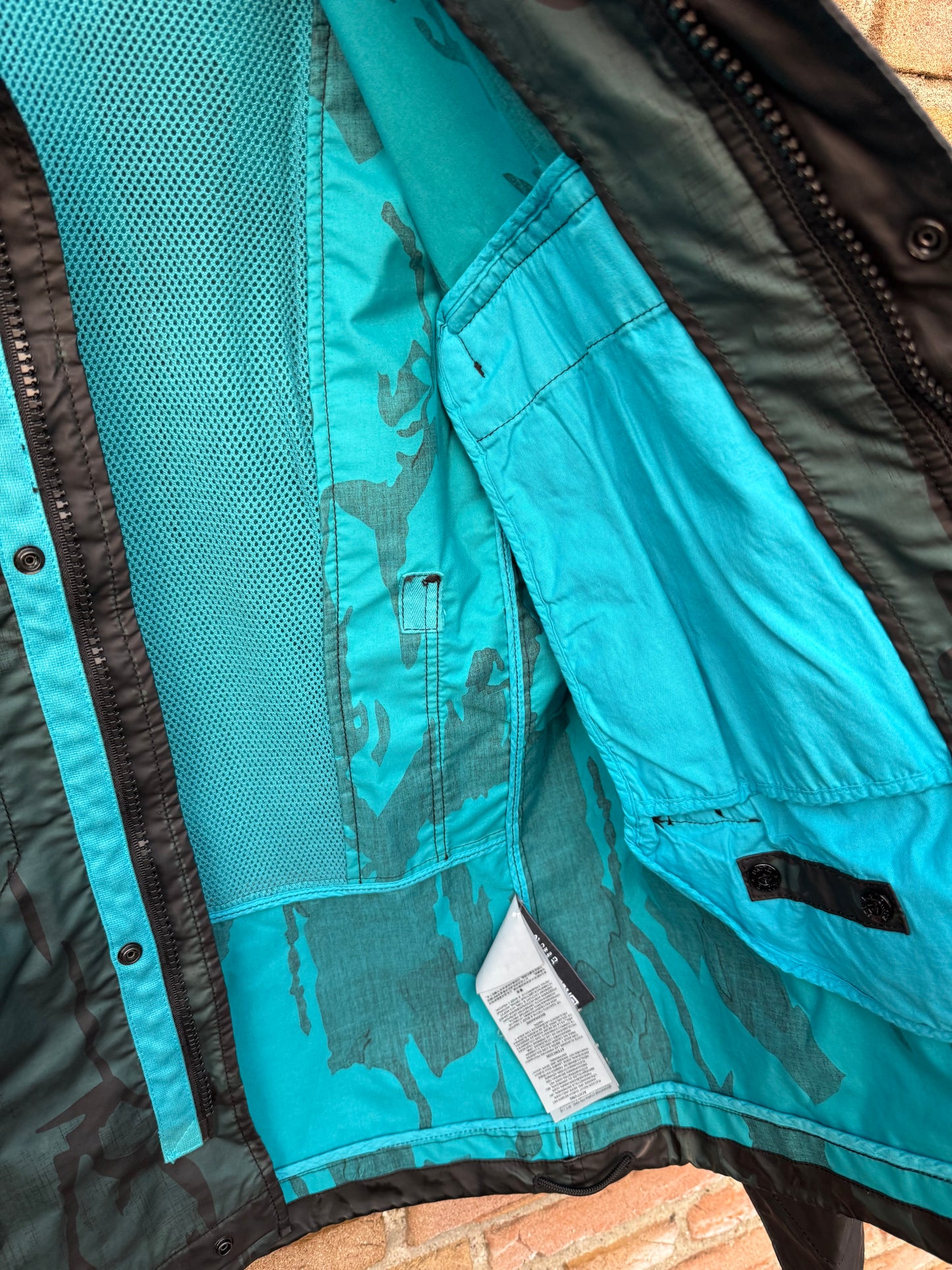 Stone Island Raso Gommato Reverse Colour Jacke - L