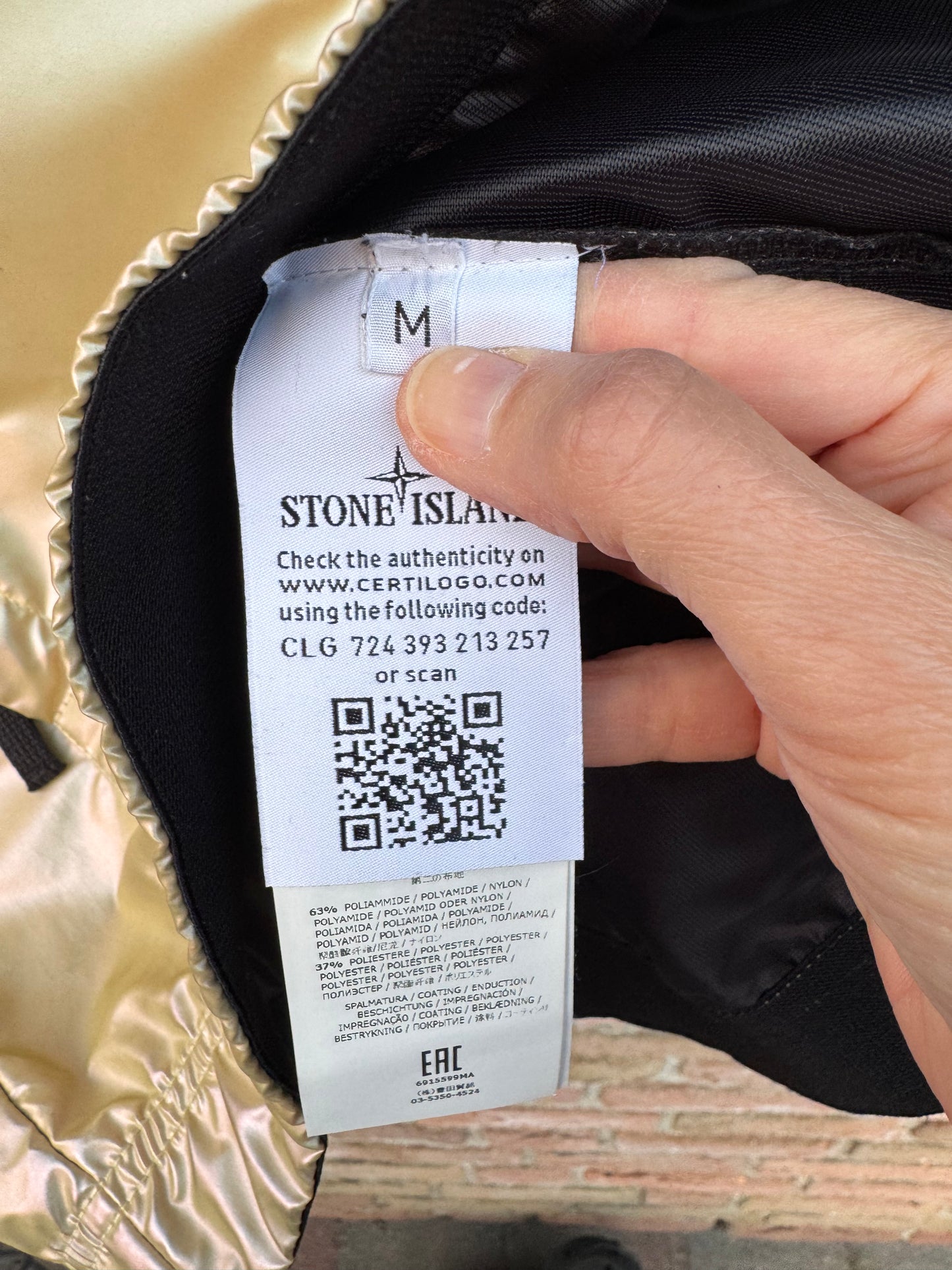 Stone Island Iridescent Zip Pullover - M