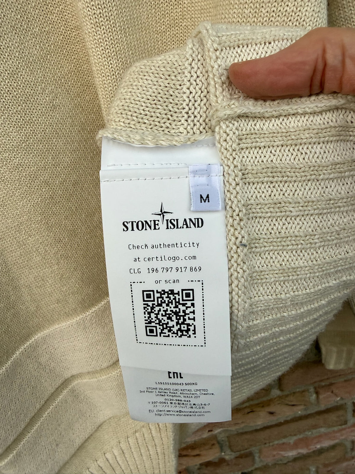 Stone Island Marina Knit Pullover - M