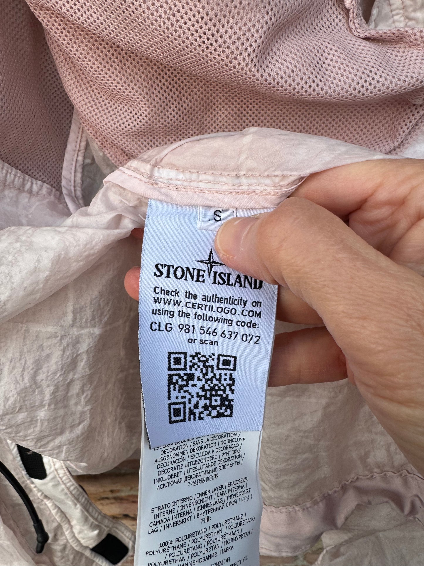 Stone Island Reflective Grid on Lamy-TC Jacke - S