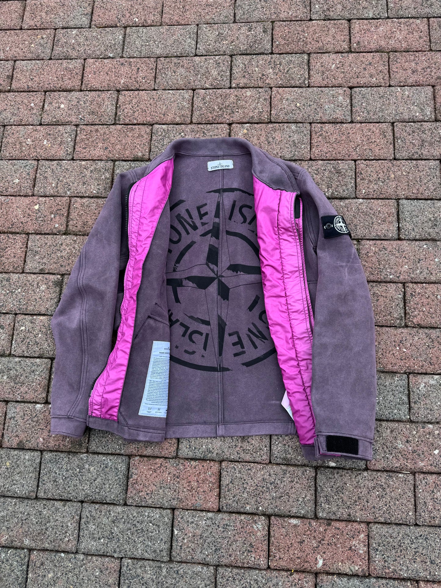 Stone Island Man Made Suede Jacke - S