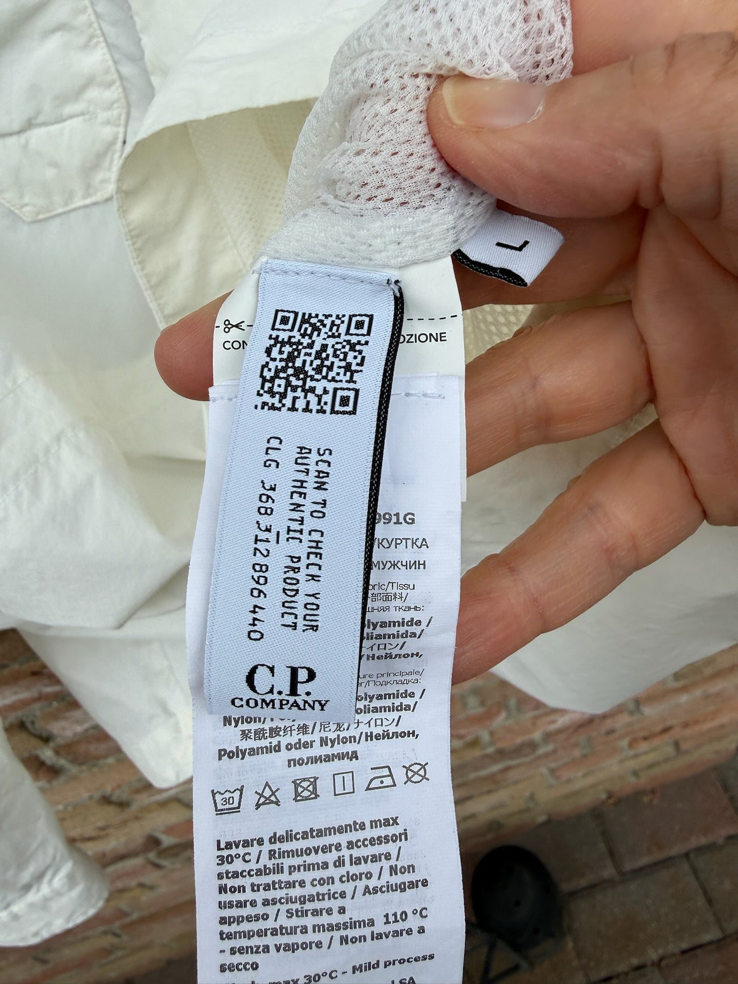CP Company Flatt Nylon Zip Smock - L