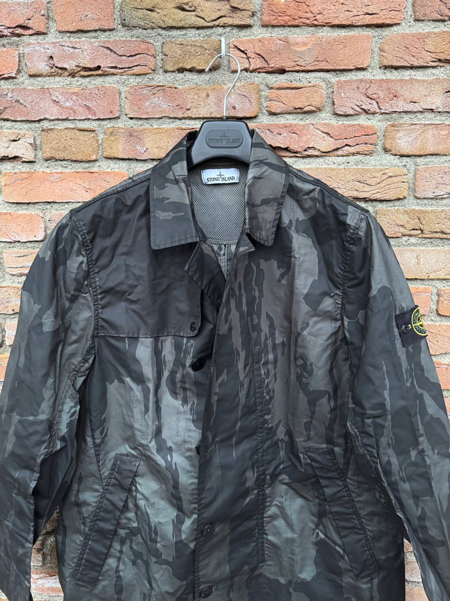 Stone Island Raso Gommato Reverse Colour Jacke - L