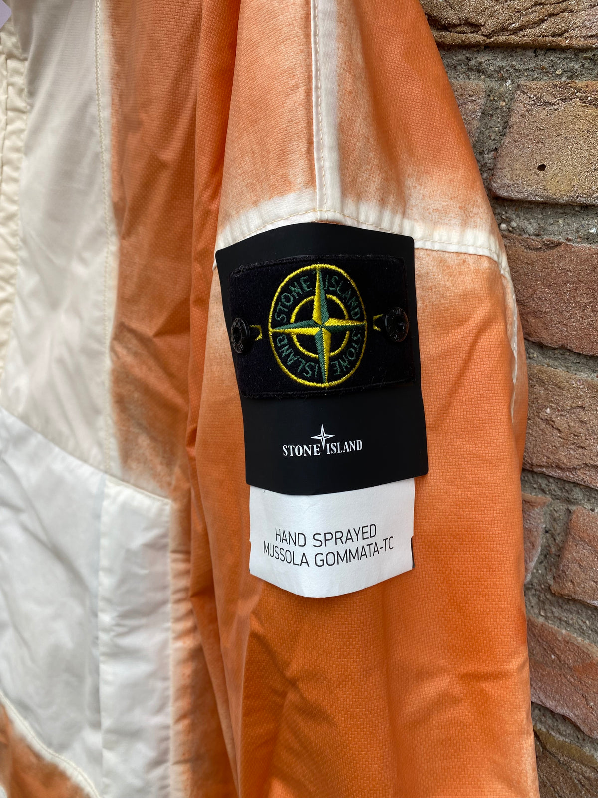 Stone Island Hand Sprayed Mussola Gommata-TC Jacket - L