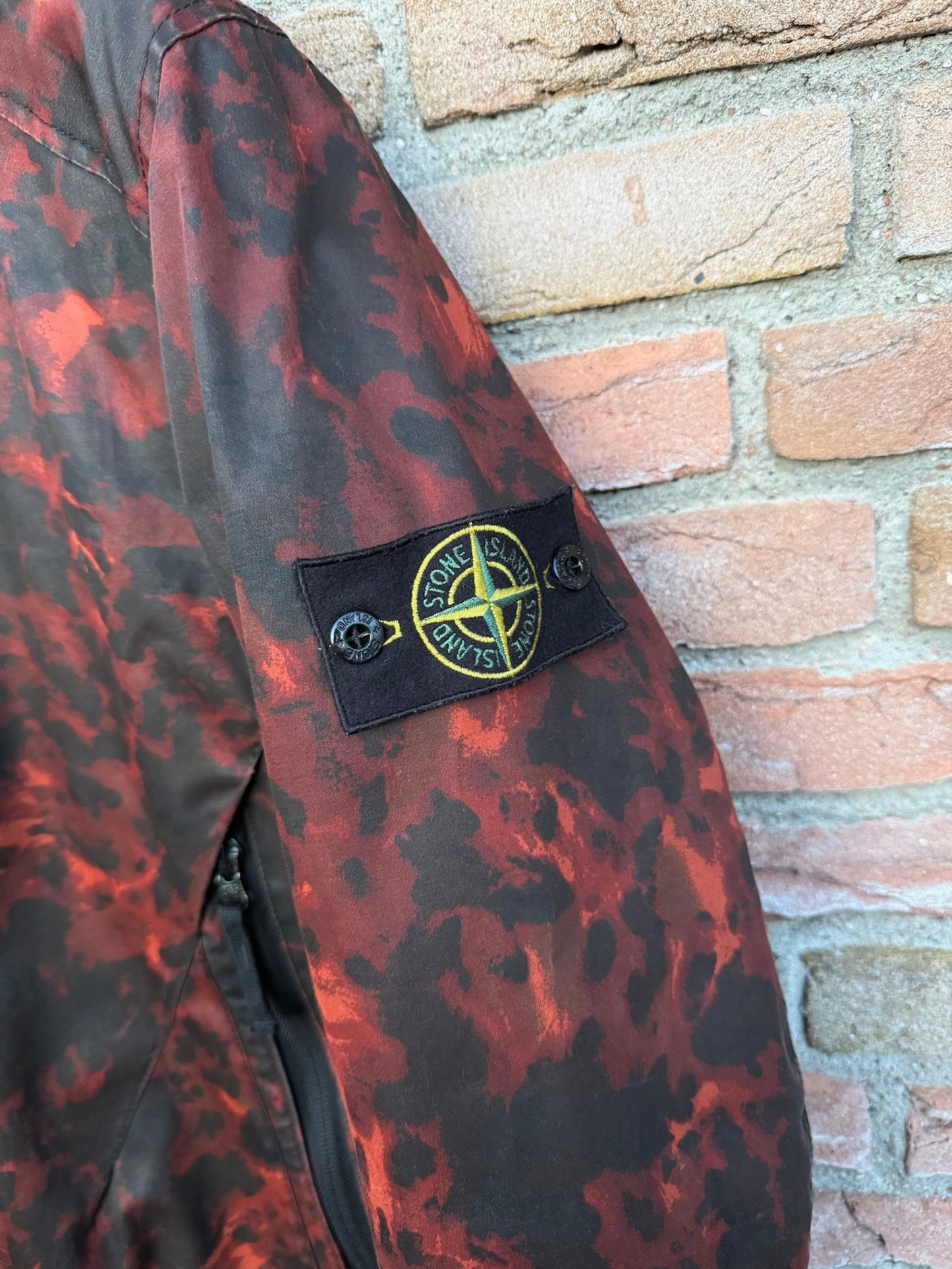 Stone Island Raso Gommato Tortoise Shell OVD Jacket - M