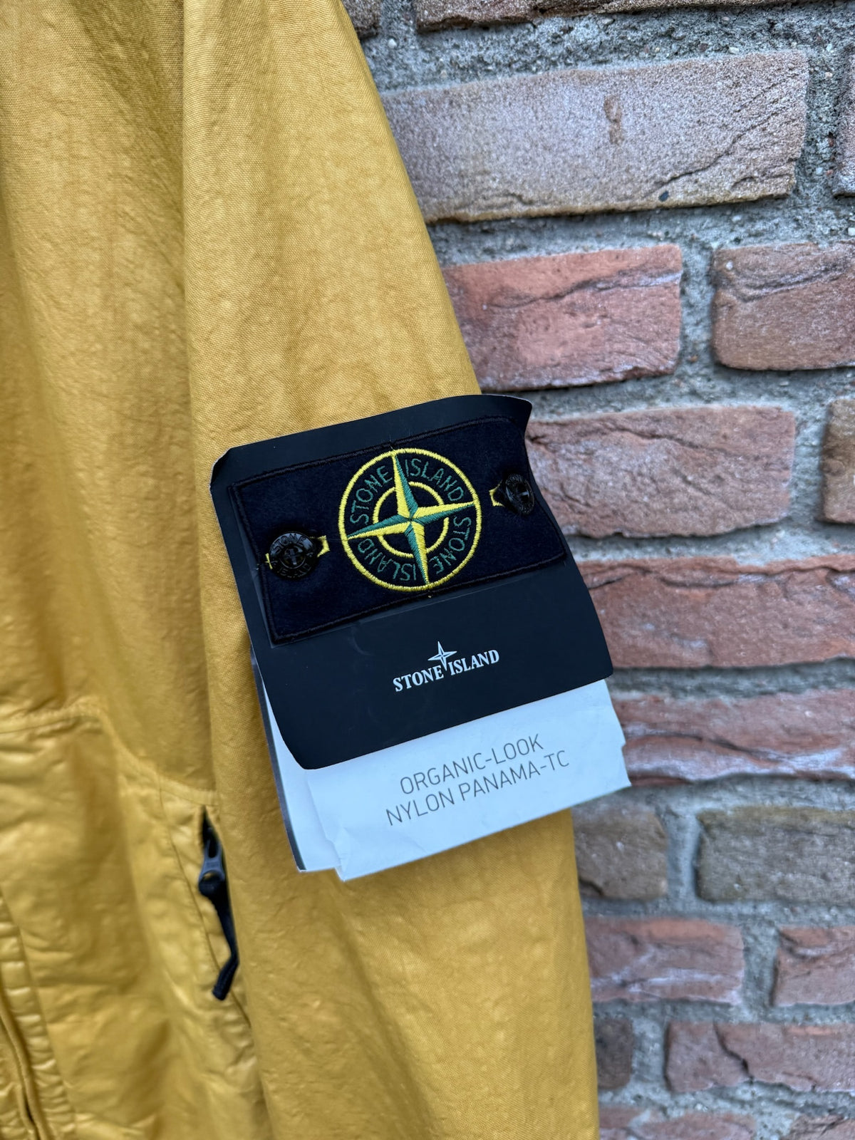 Stone Island Organic-Look Nylon Panama-TC Jacket - L