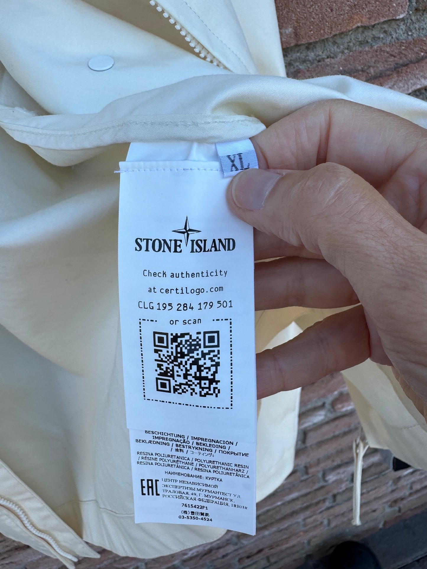 Stone Island Mac Supima 2L Ghost Jacket - XL