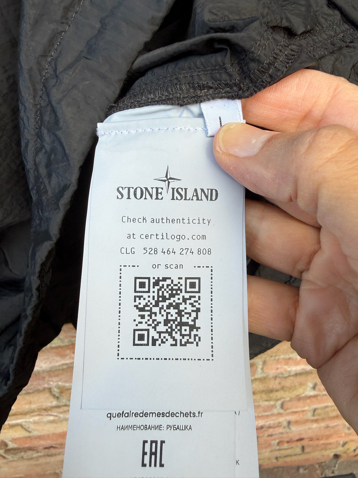 Stone Island Nylon Metal Zip Smock - L