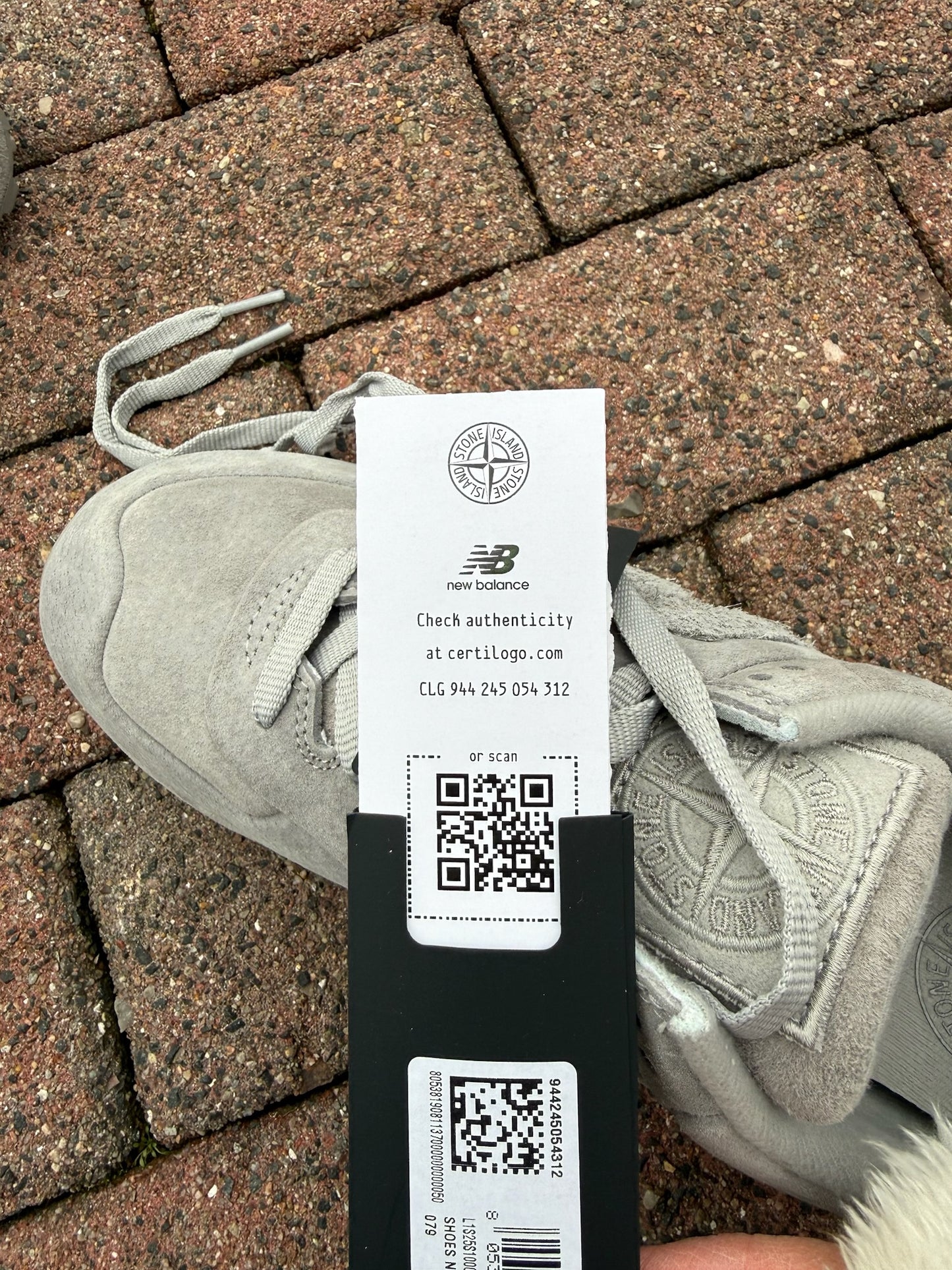 Stone Island x New Balance 574 Ghost Trainers - UK 8.5
