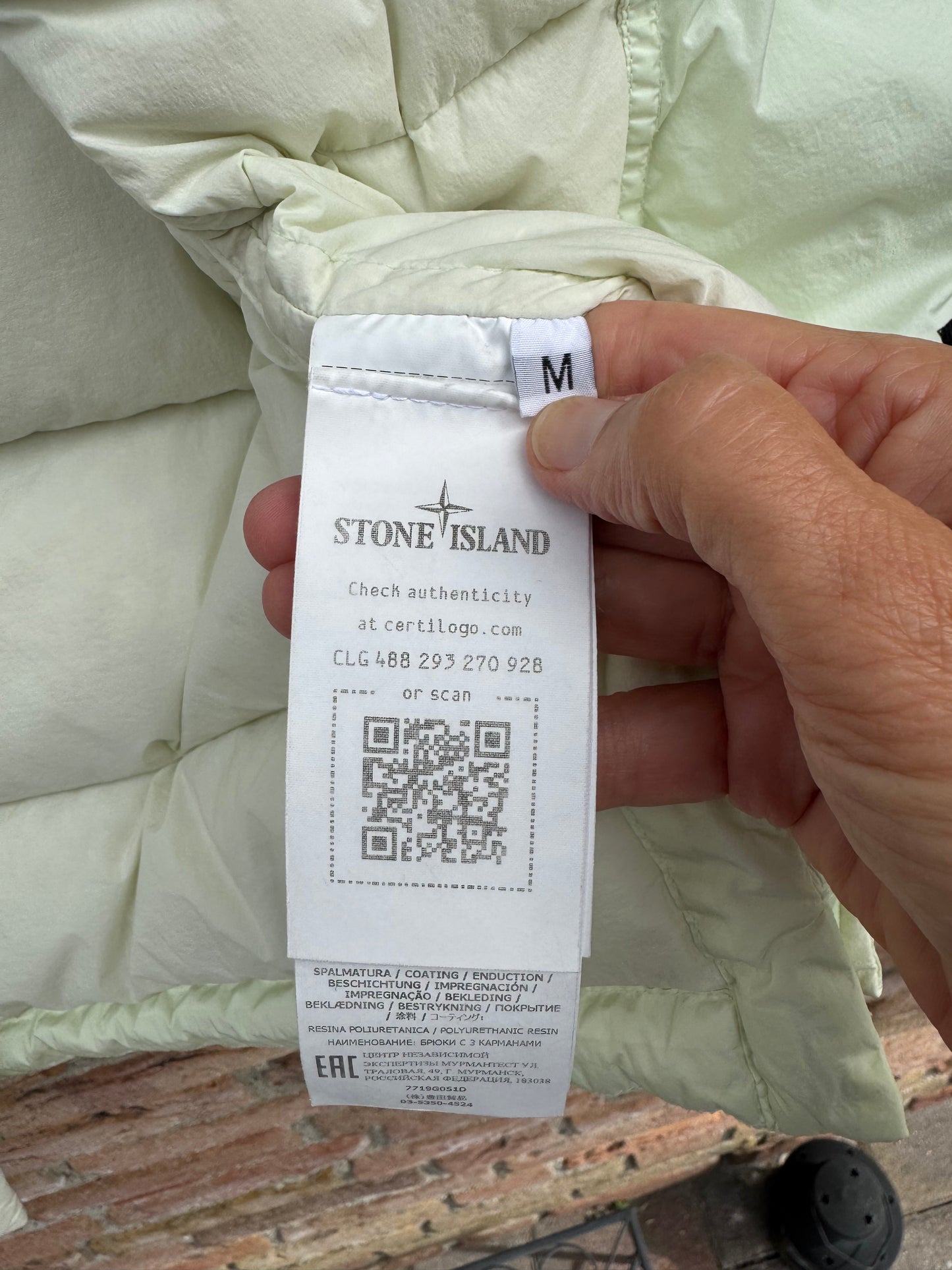 Stone Island Shadow Project Seamless Tunnel Down Nylon-TC Gilet - M