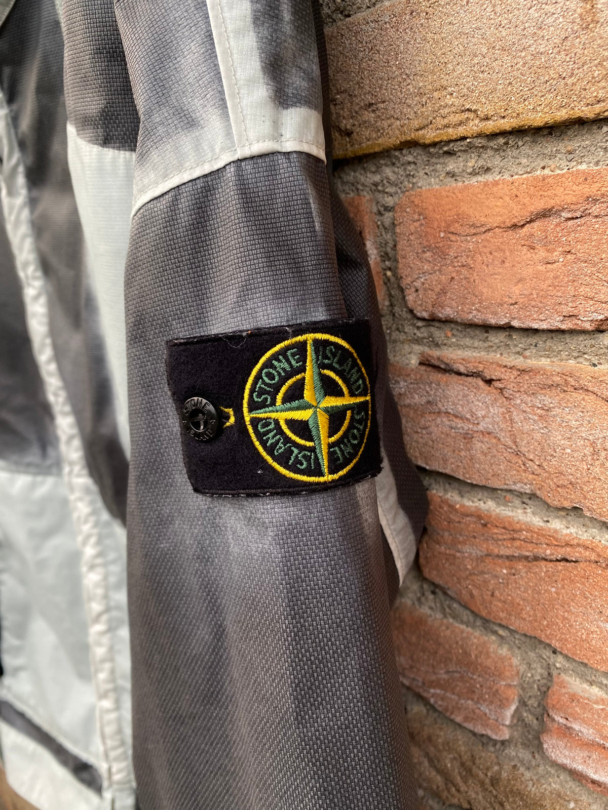 Stone Island Hand Sprayed Mussola Gommata-TC Jacket - L