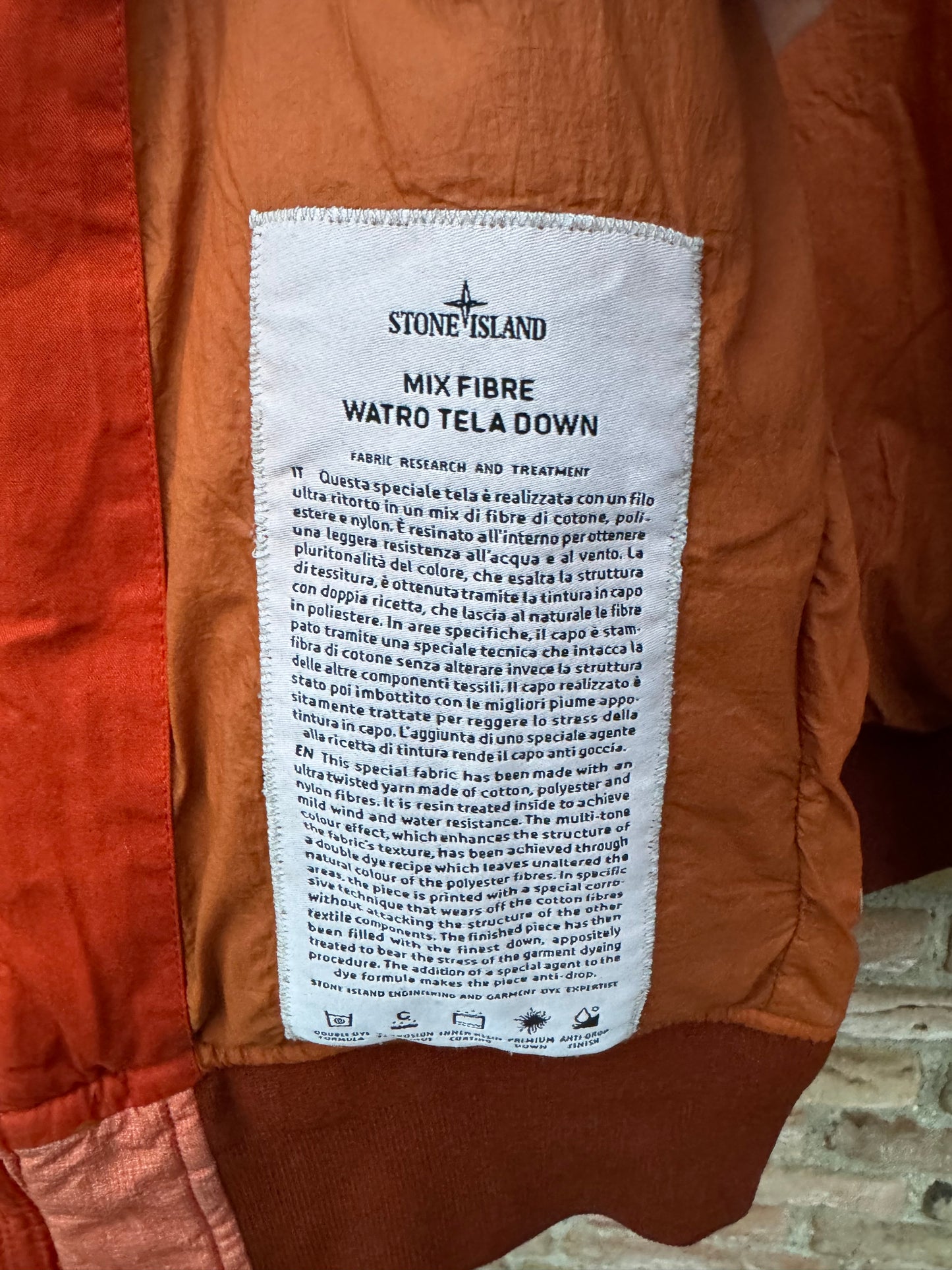Stone Island Mix Fibre Watro Tela Daunenjacke - M