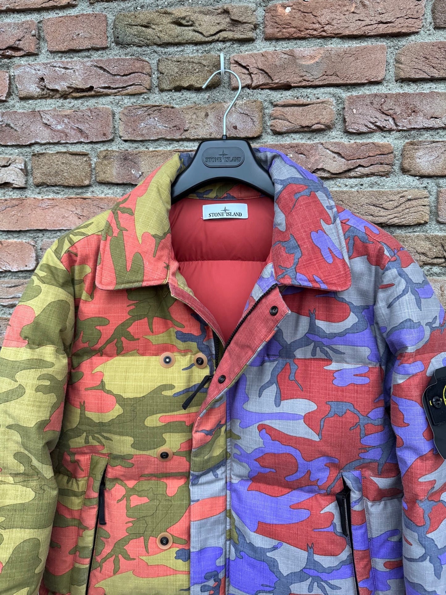 Stone Island Heritage Camo Daunenjacke - L