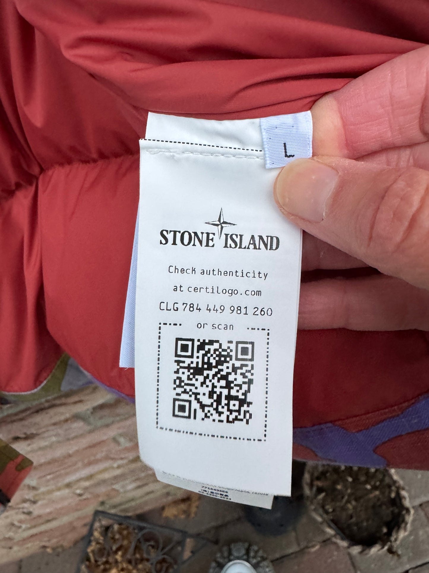 Stone Island Heritage Camo Daunenjacke - L