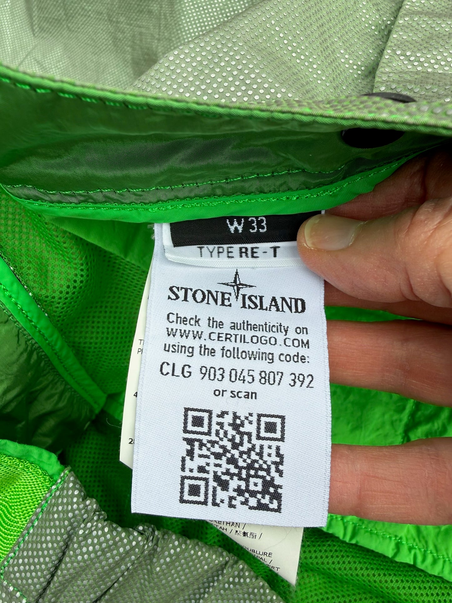 Stone Island Pixel Reflective Trousers - W33