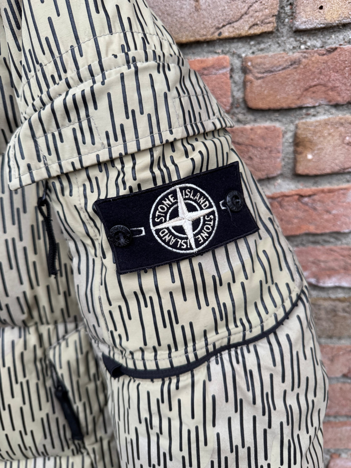 Stone Island Naslan Light Watro Camo Reflective Down Jacket - XL