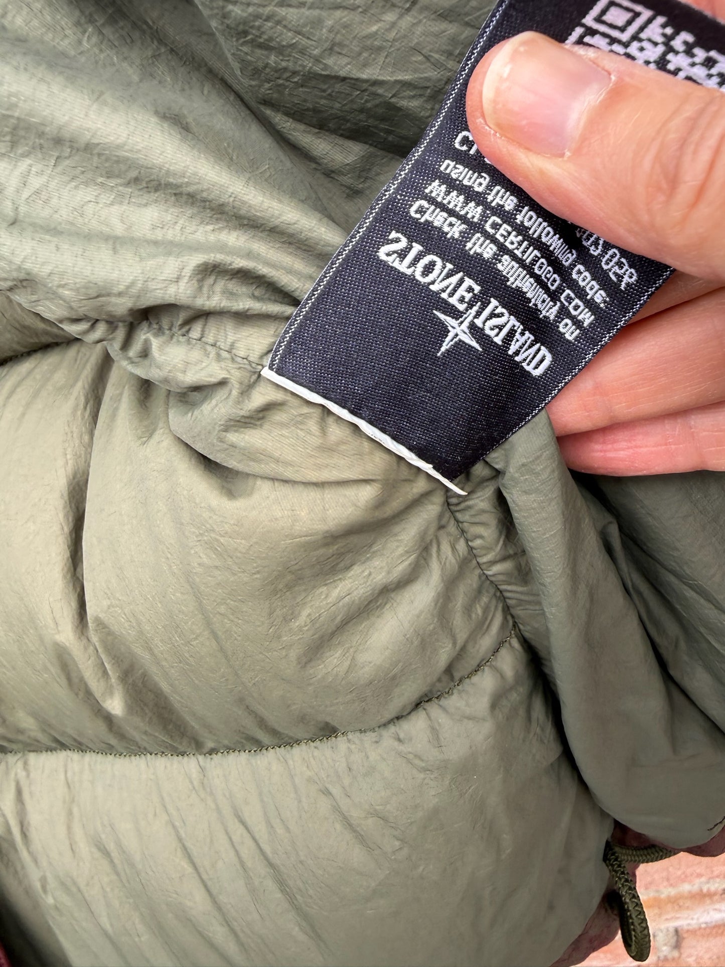 Stone Island Shadow Project DPM Grid Jacquard Down Gilet - L