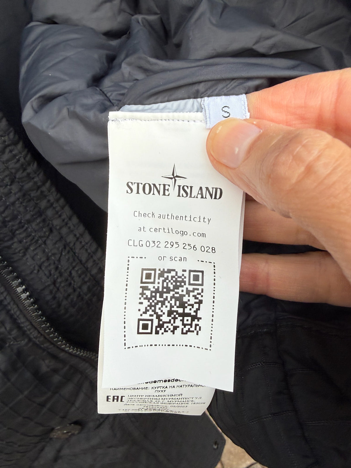 Stone Island Macro Ripstop Nylon Metal Down-TC Jacket - S