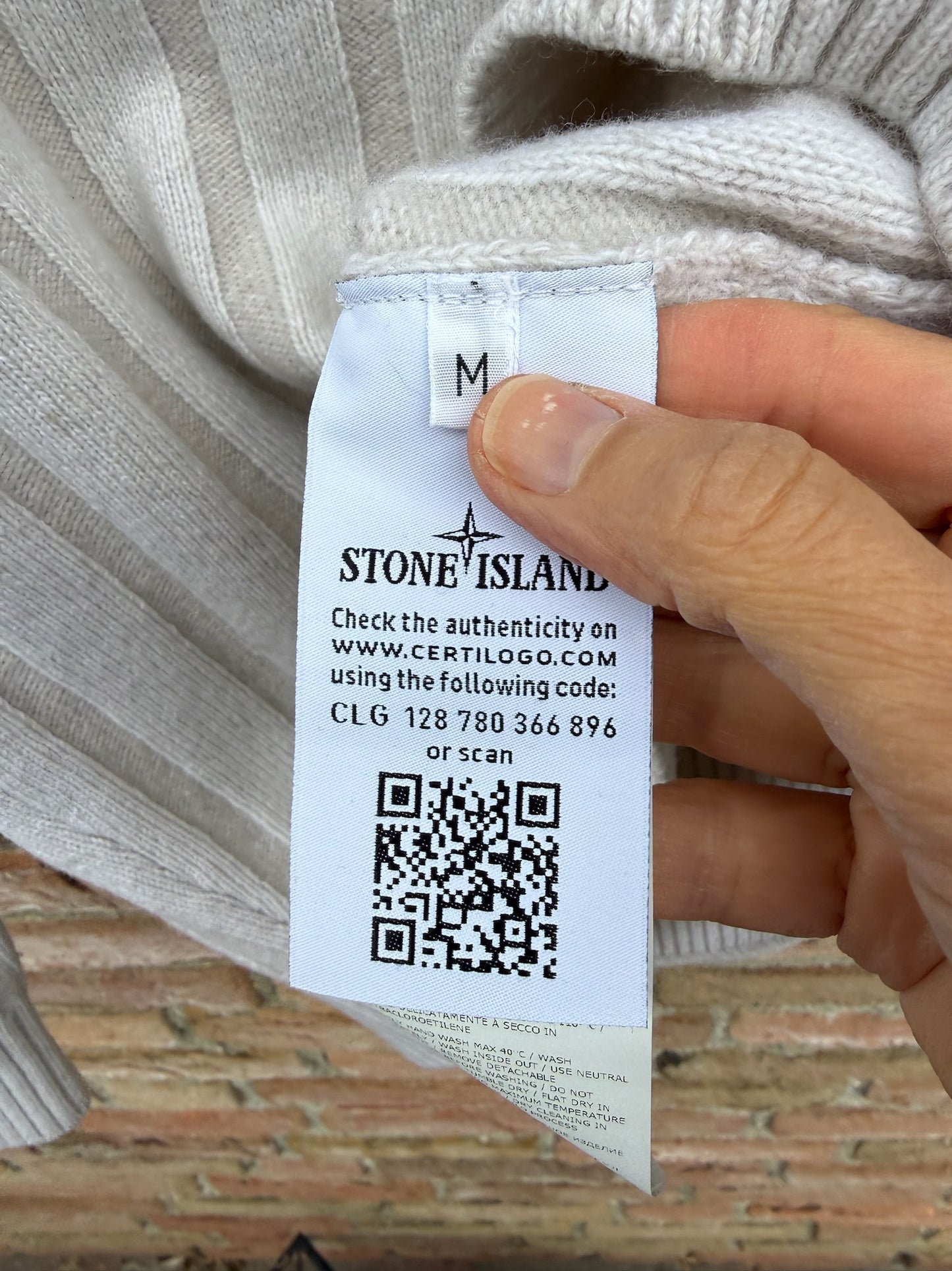 Stone Island Wool Hoodie - M