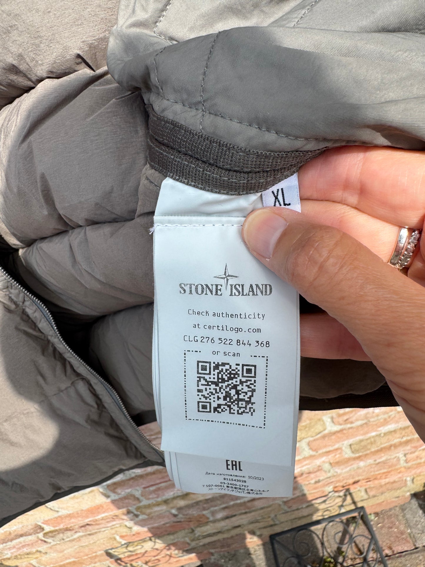 Stone Island Seamless Tunnel Nylon Down-TC Jacket - XL