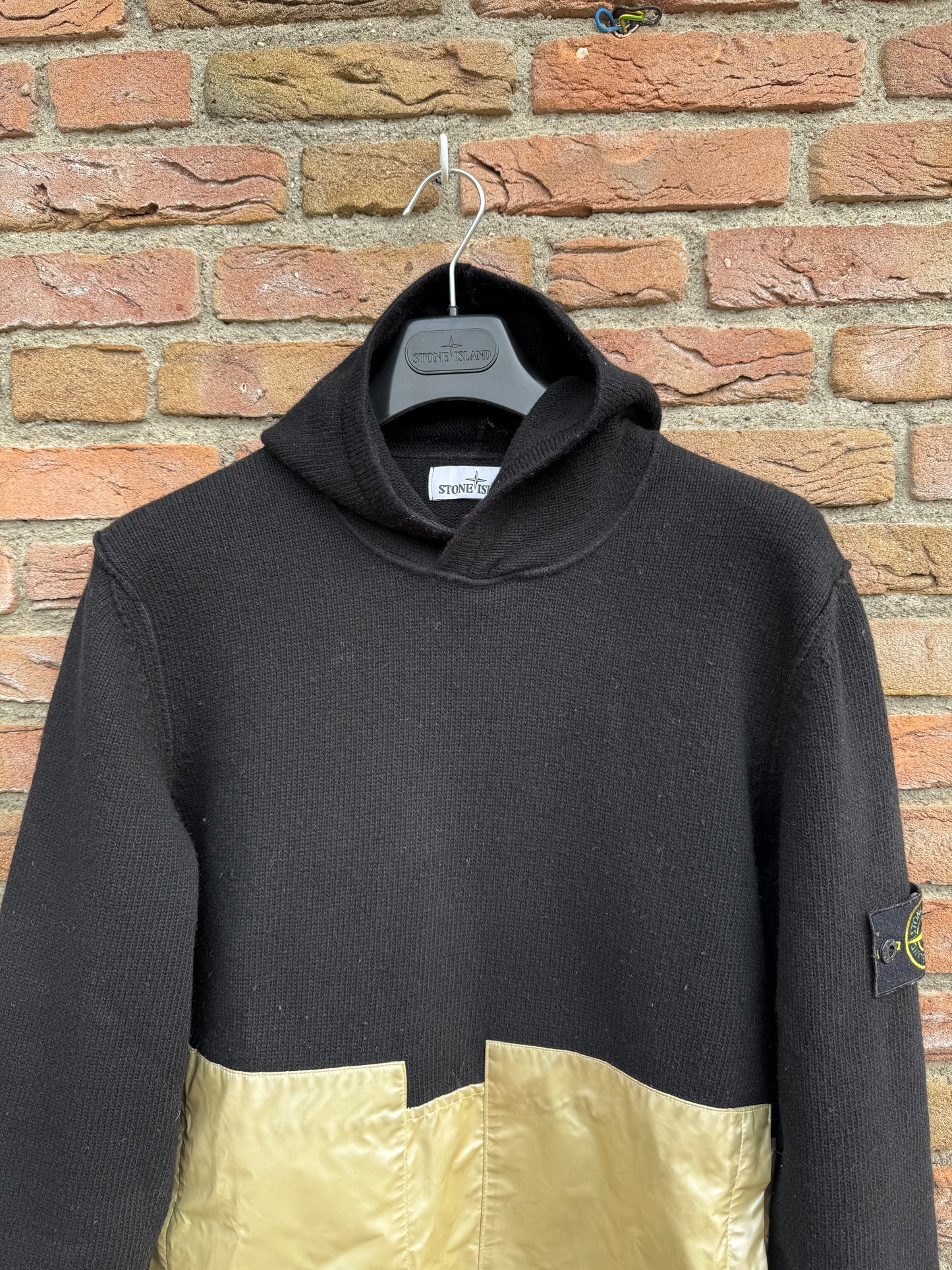 Stone Island Iridescent Knit Hoodie - L