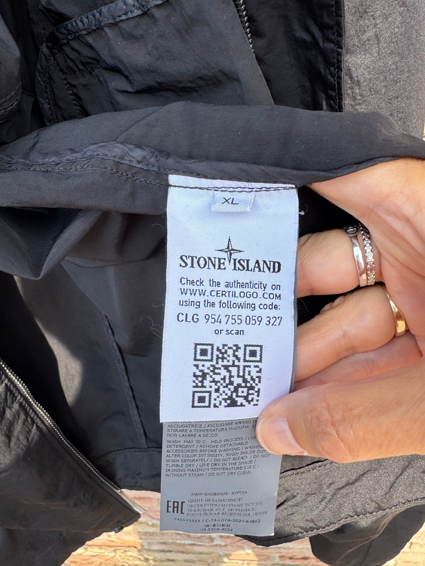 Stone Island Nylon Batavia-TC Jakcet - XL