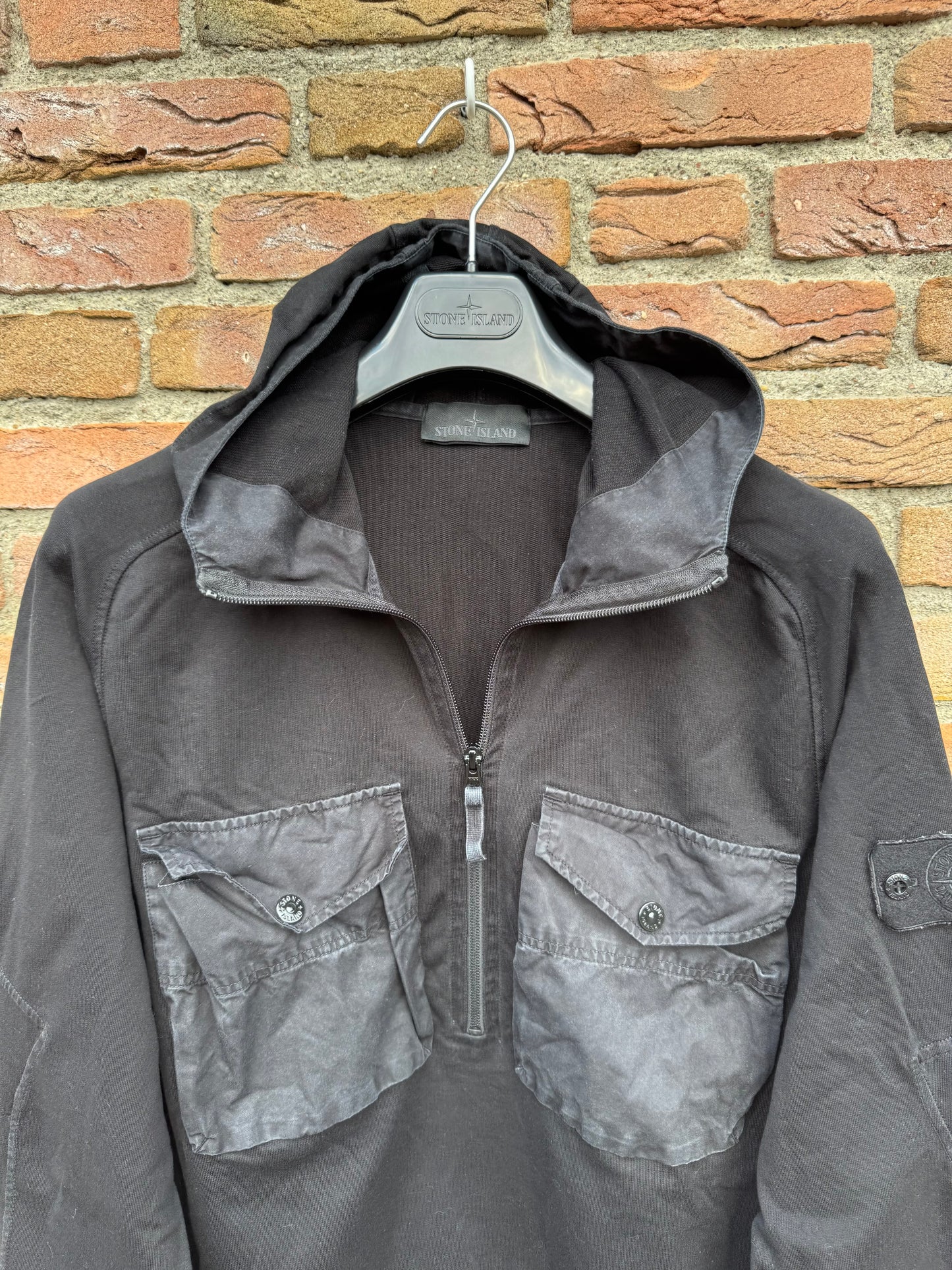 Stone Island Ghost Zip Hoodie - M